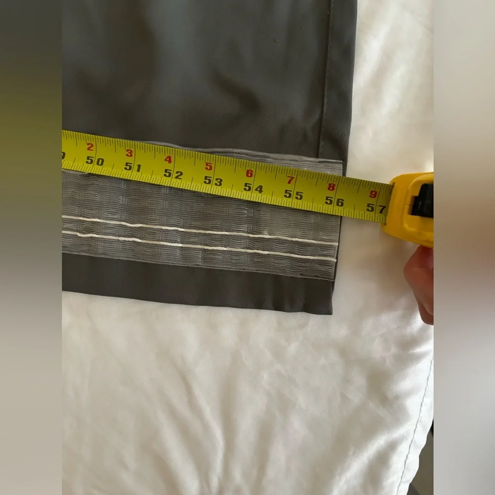 IKEA One Pair Of Gray Polyester Curtains